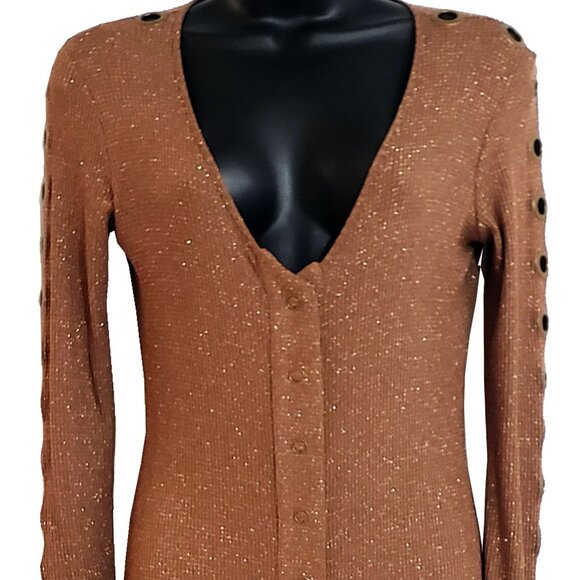 Shimmering Butterfly Women's Metallic Cooper Dress - Picture 7 of 7